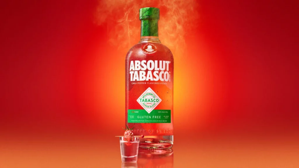 Absolut con tabasco, imagen promocional de la botella