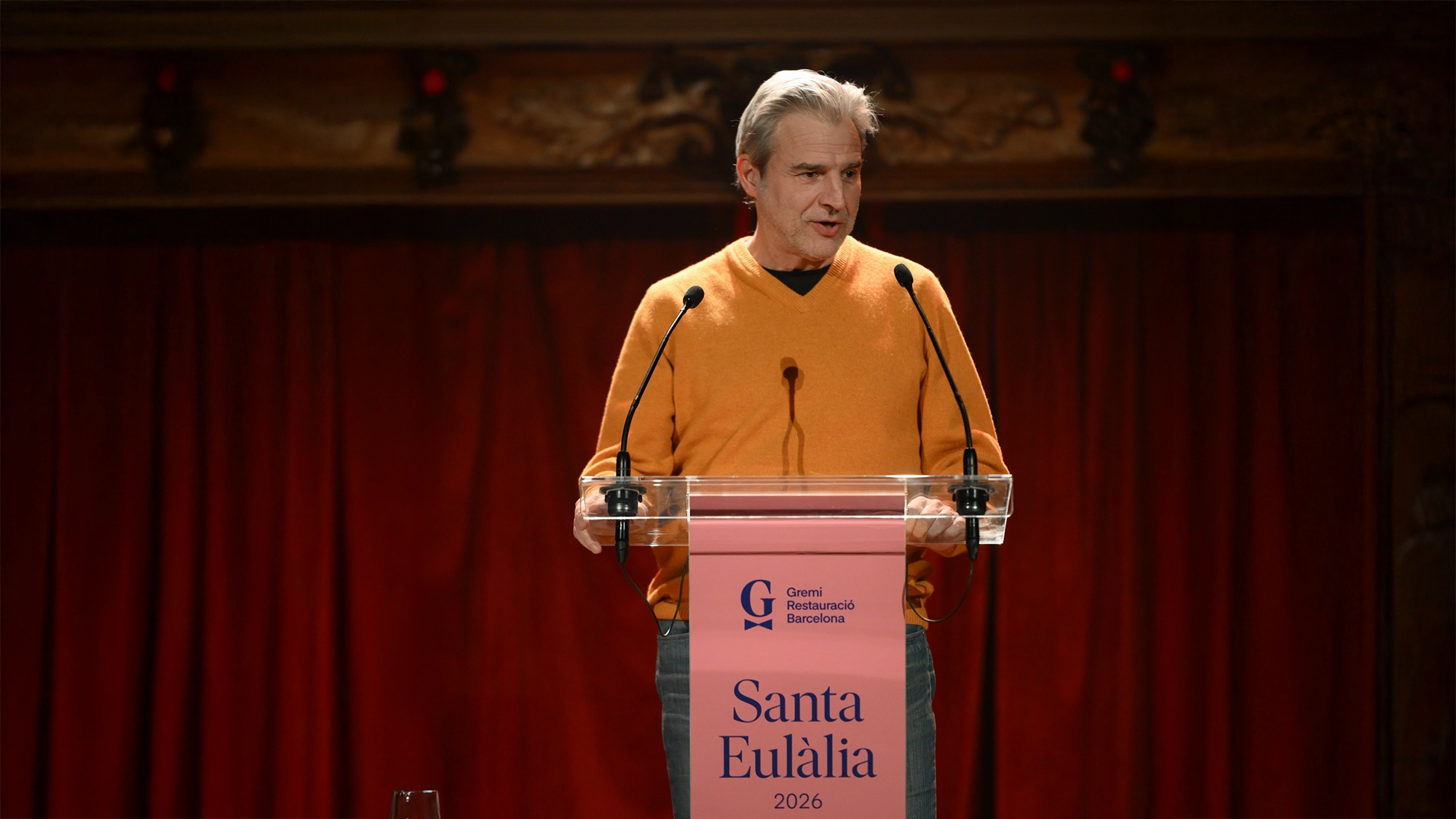 El actor Alberto San Juan. Fotografia de Bernat Padilla