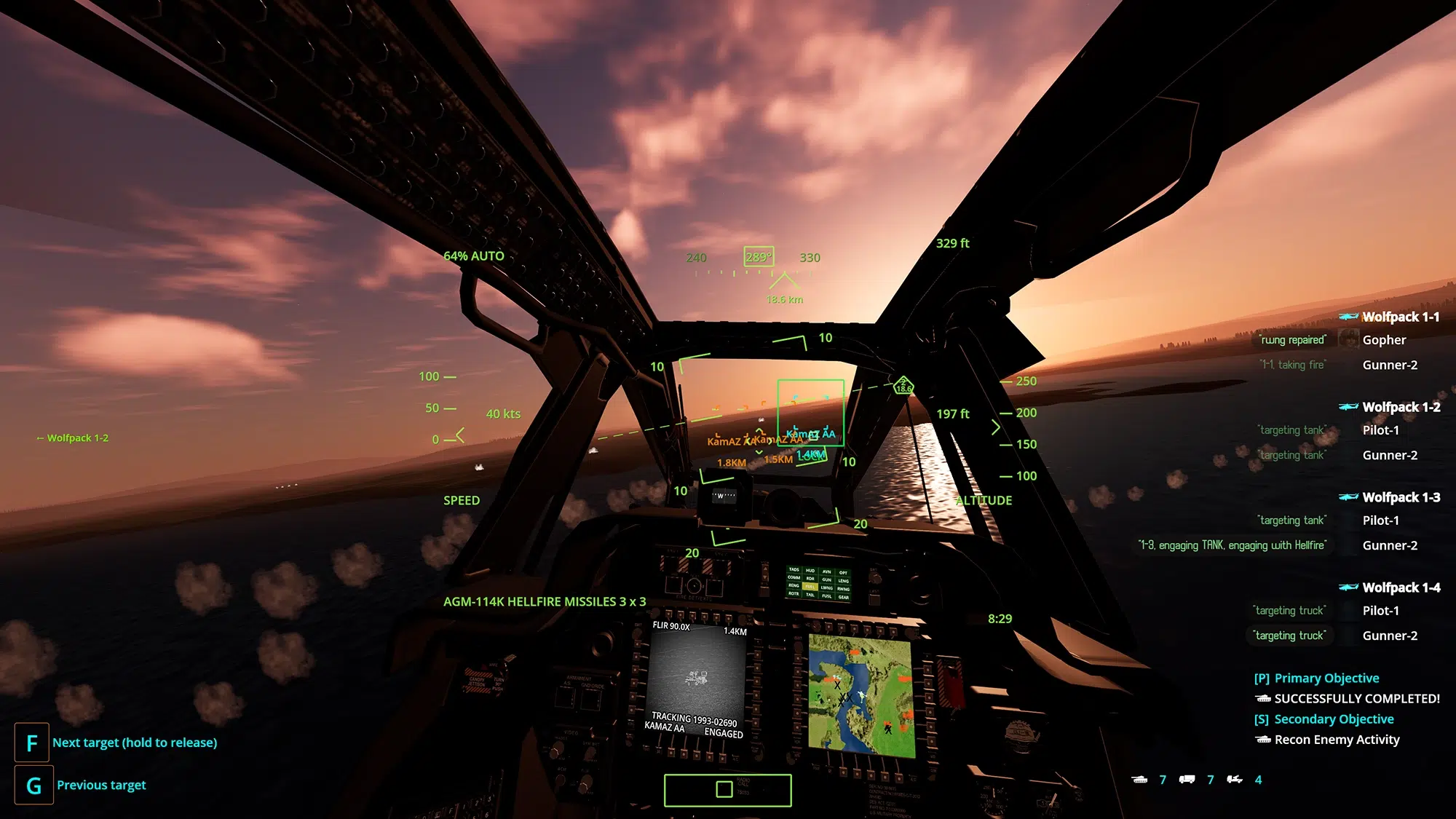 Vista del simulador desde la cabina de mando