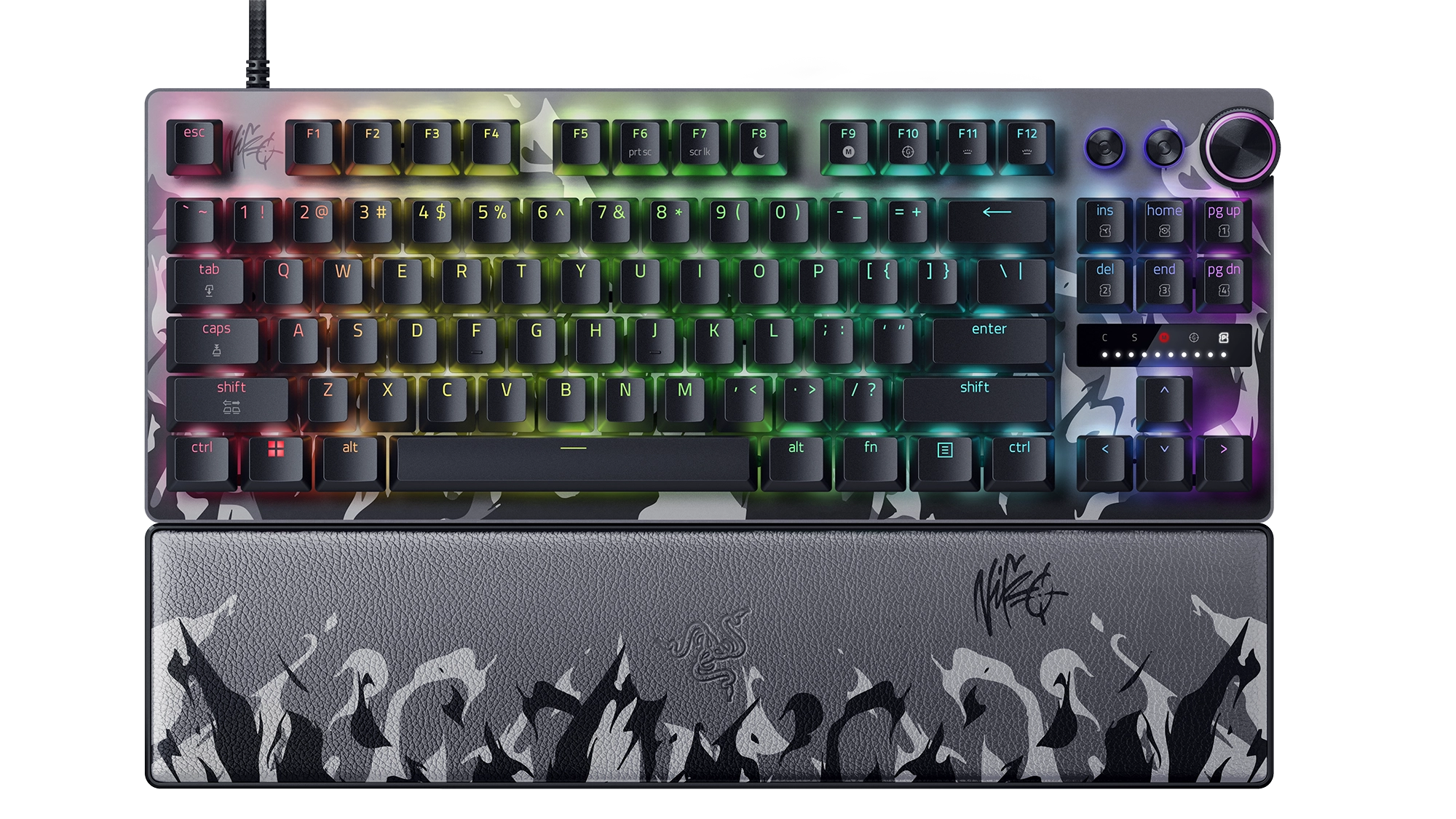 Teclado gamer Razer Huntsman V3 Pro TKL 8KHz NiKo Edition