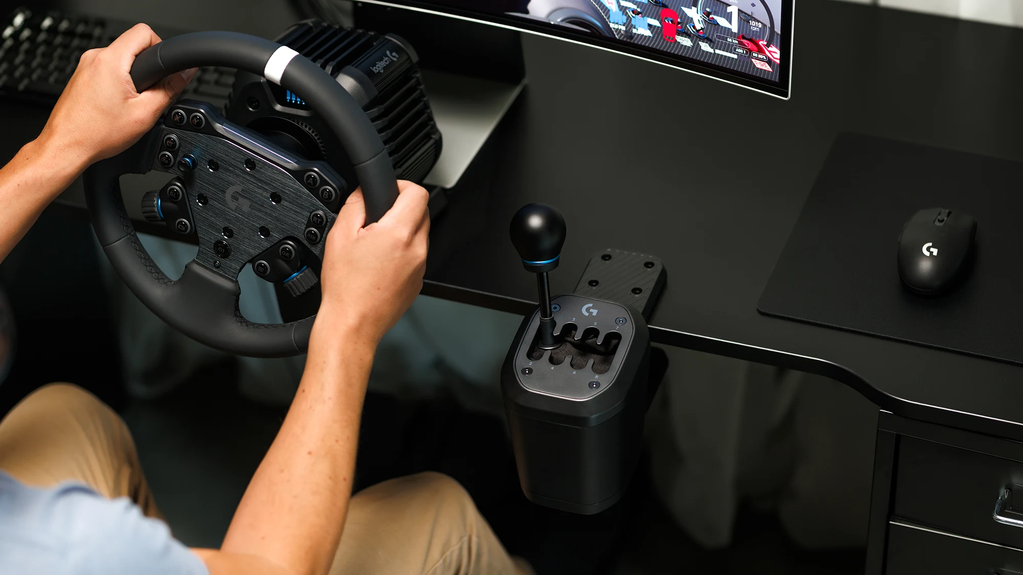 Cambio de manos Logitech G, RS H-Shifter