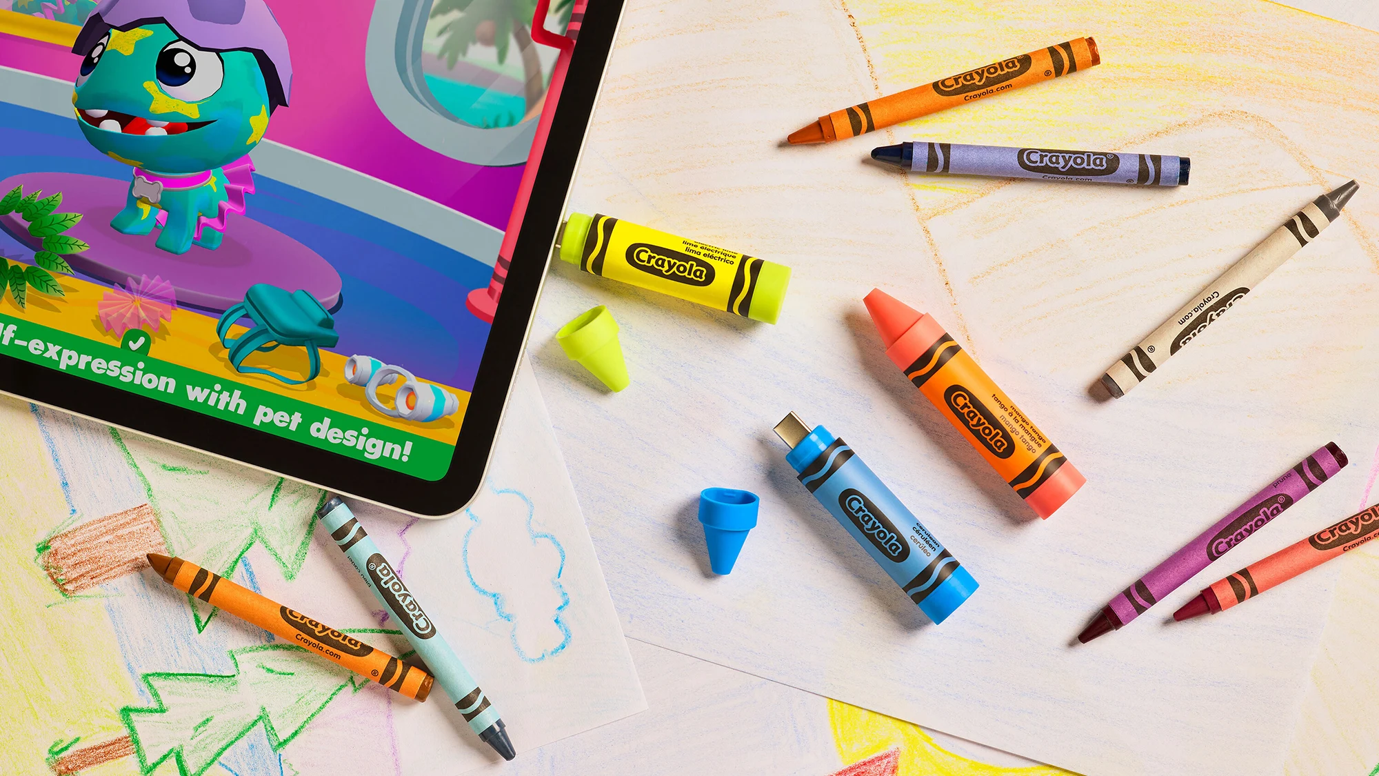 Memorias USB C de SanDisk con forma de Crayones