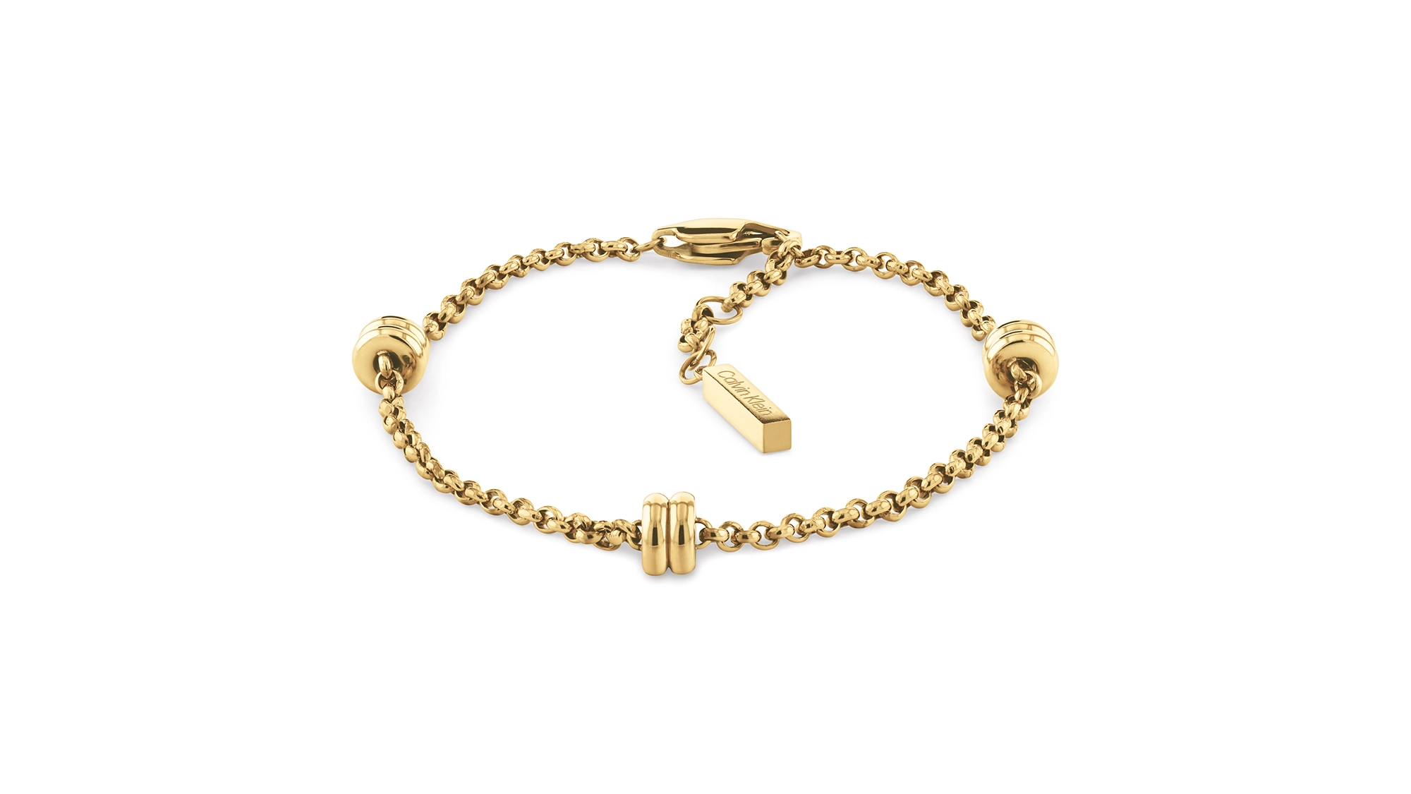 Pulsera Calvin Klein Duality bañado en oro