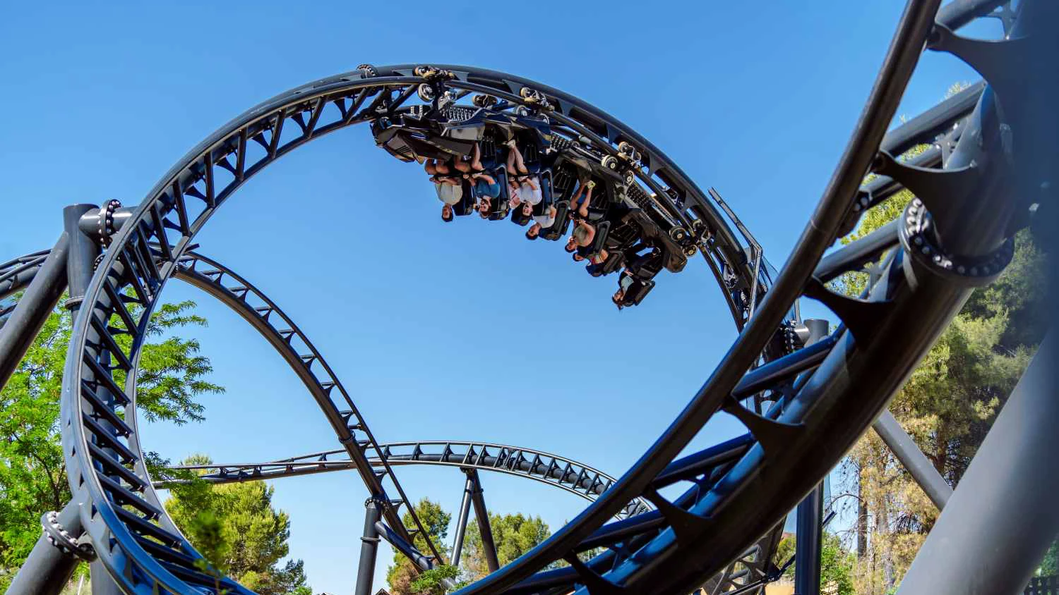 Atracción Batman Gotham City Escape del Parque Warner de Madrid