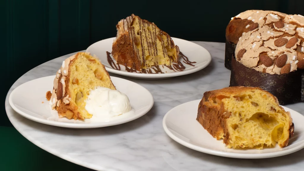 Vista de varias presentaciones de la Colomba en Badiani