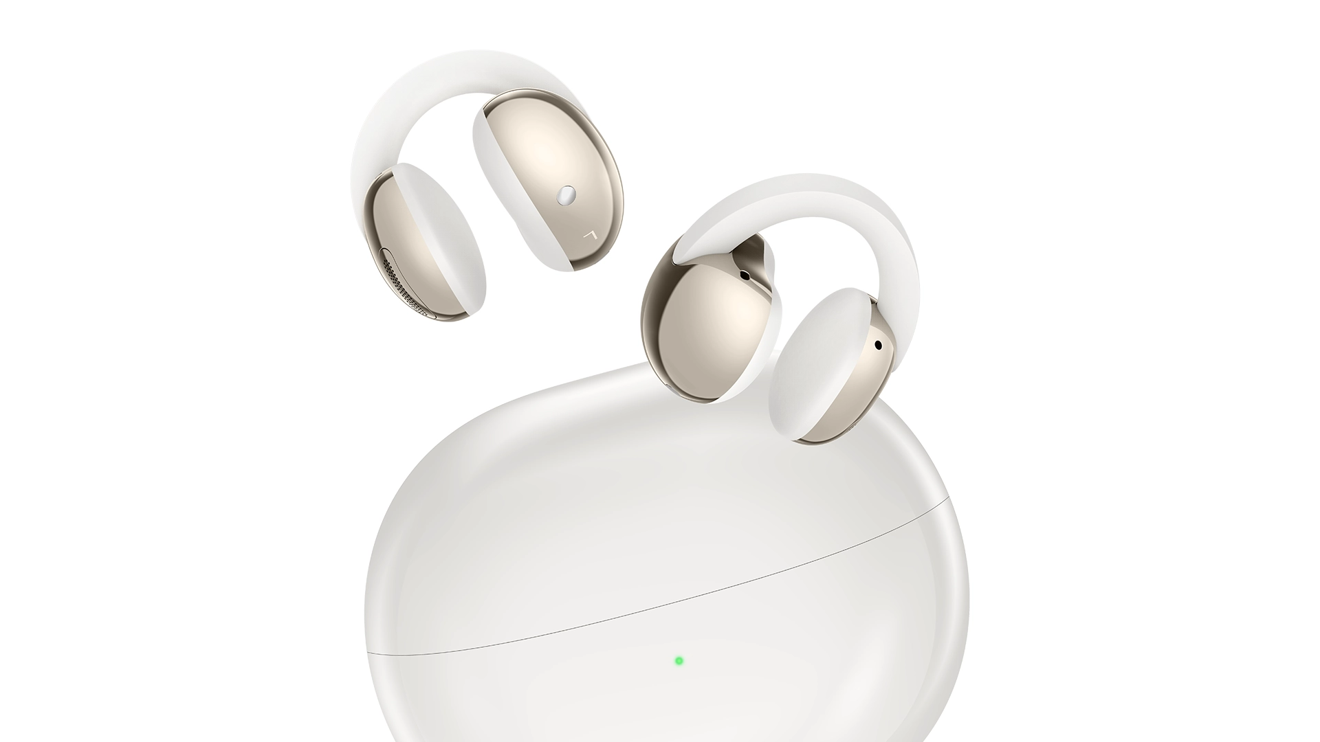 Vista de los auriculares Crystal Clip en su versión original