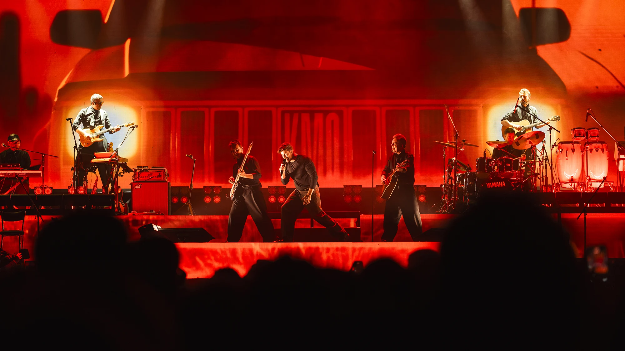 Momento del concierto de Pablo Alborán