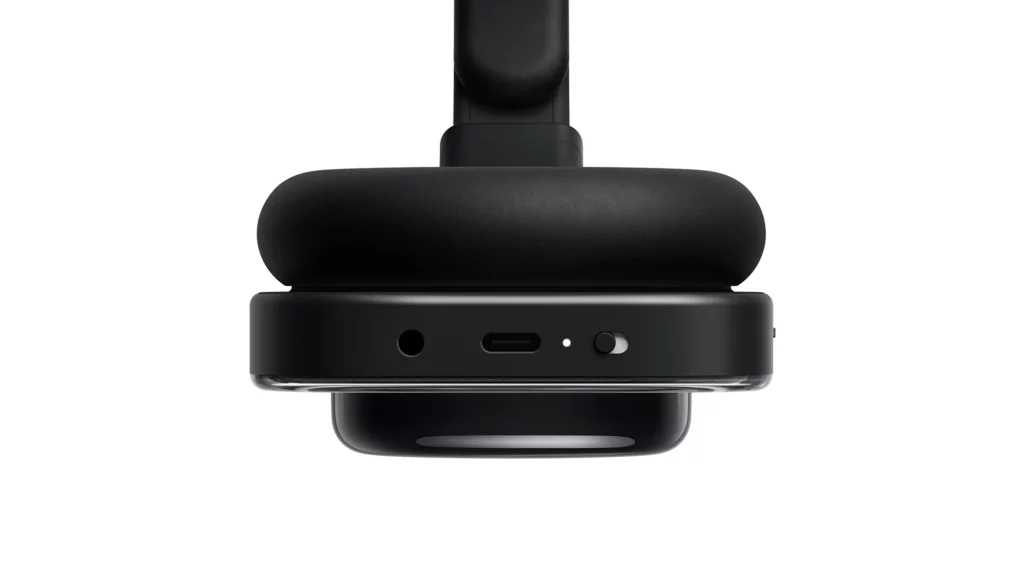 Vista botonera y entrada de cable tipo-C