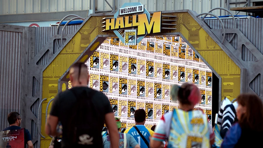 Puerta de entrada a uno de los escenarios de la San Diego Comic-Con Málaga 2025
