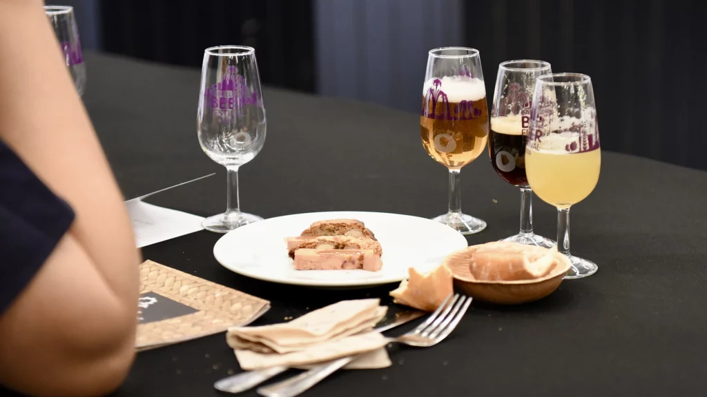 Degustación de meridajes en el Barcelona Beer Festival