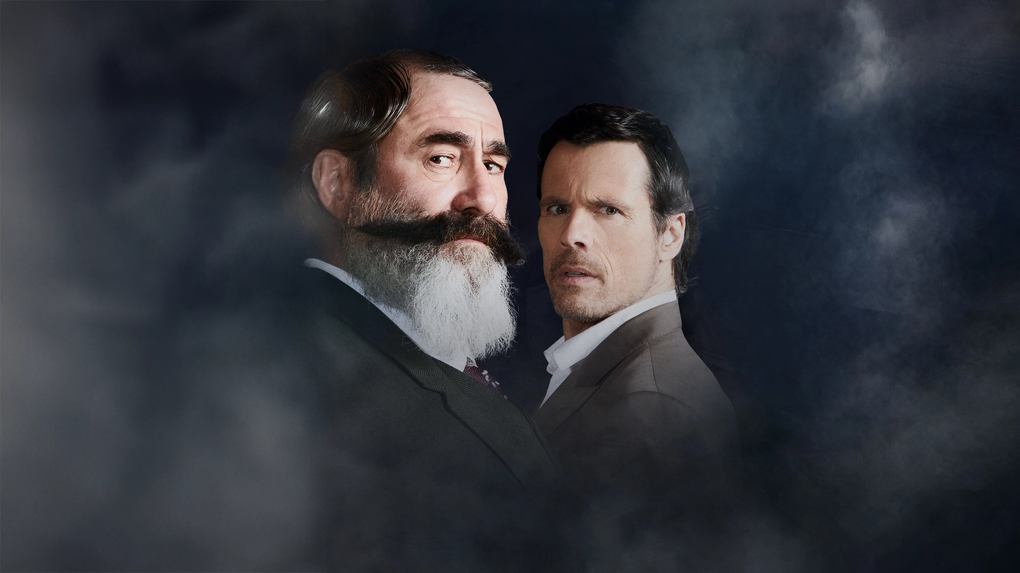 Sergi López y Octavi Pujades en la imagen de portada del nuevo contenido de Audible