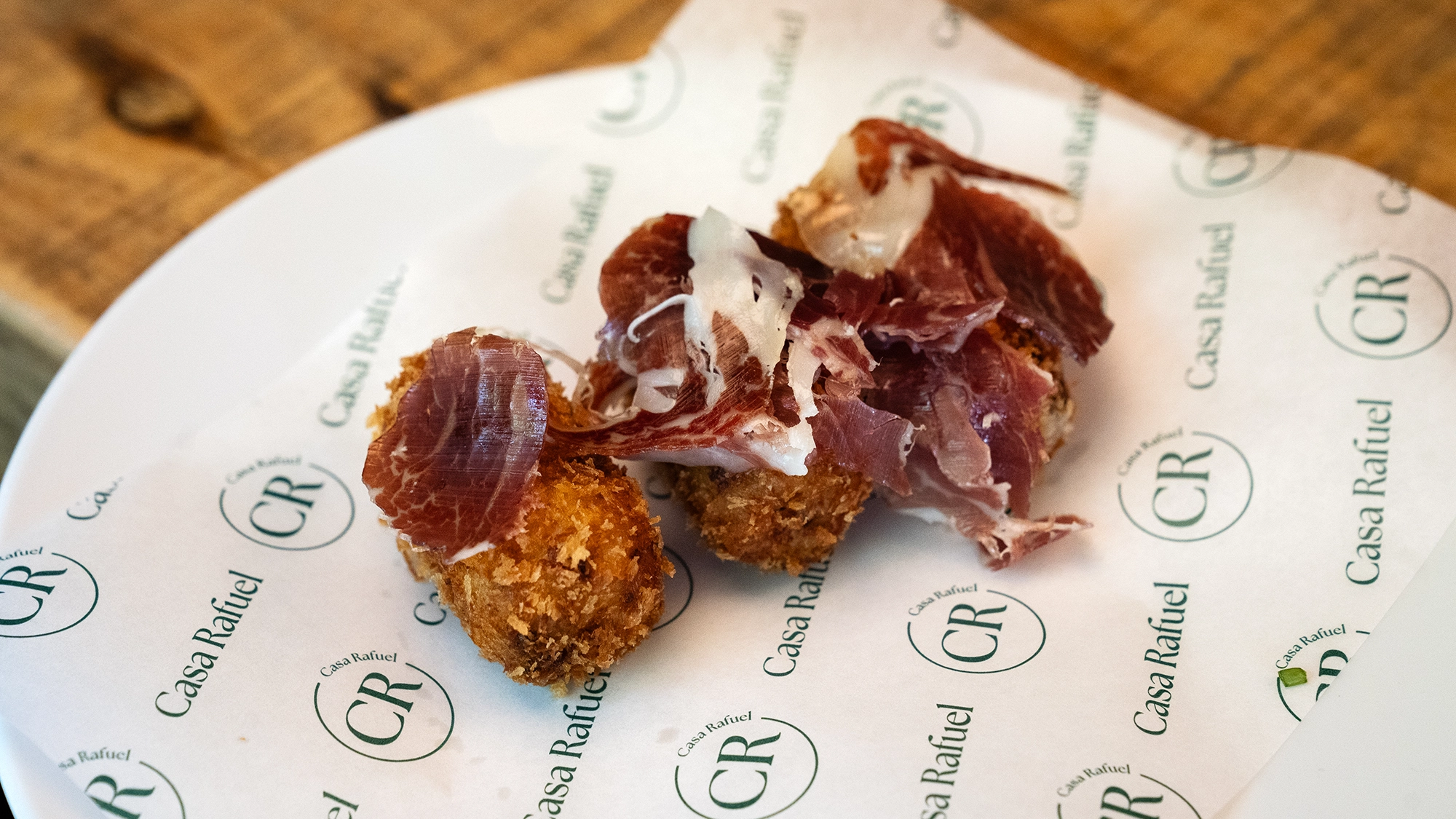 Croquetas de pollo con jamón de la Casa Rafuel