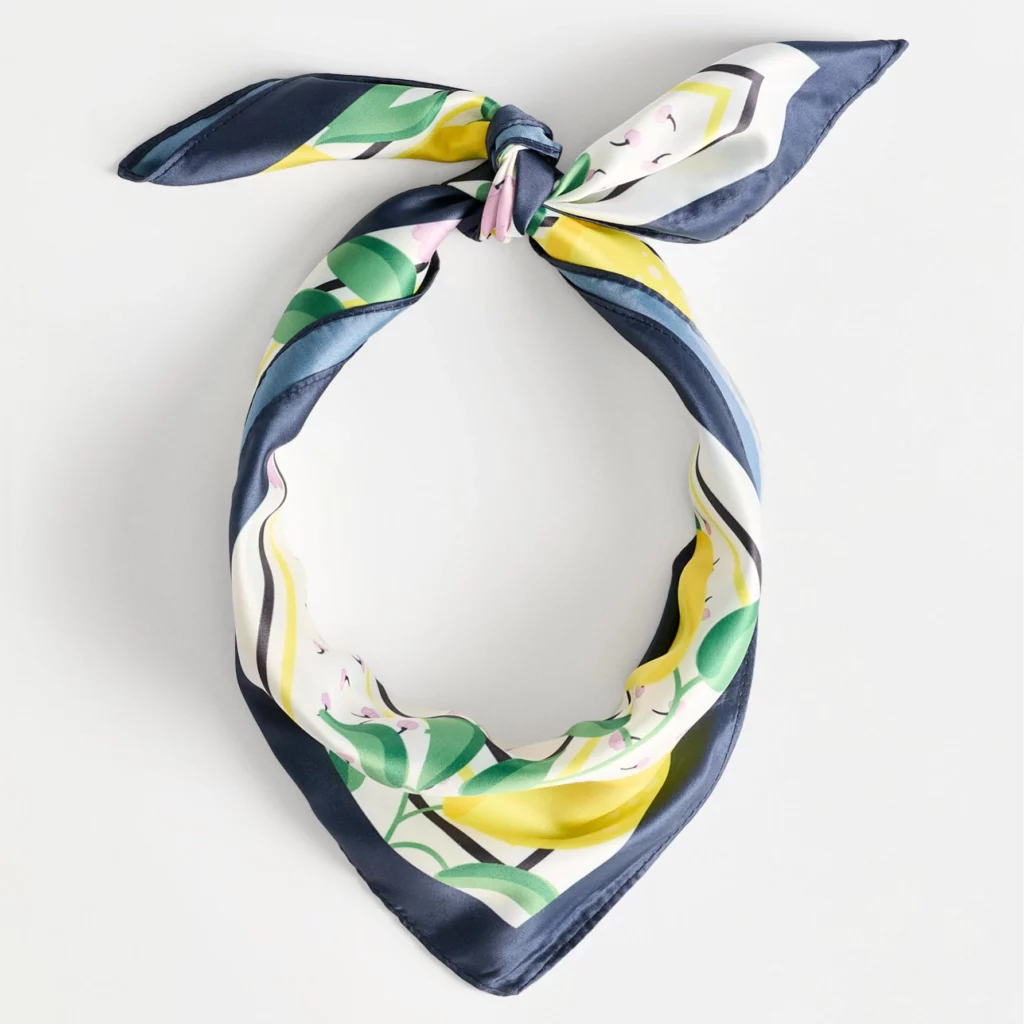 Pañuelo con tejido limones
