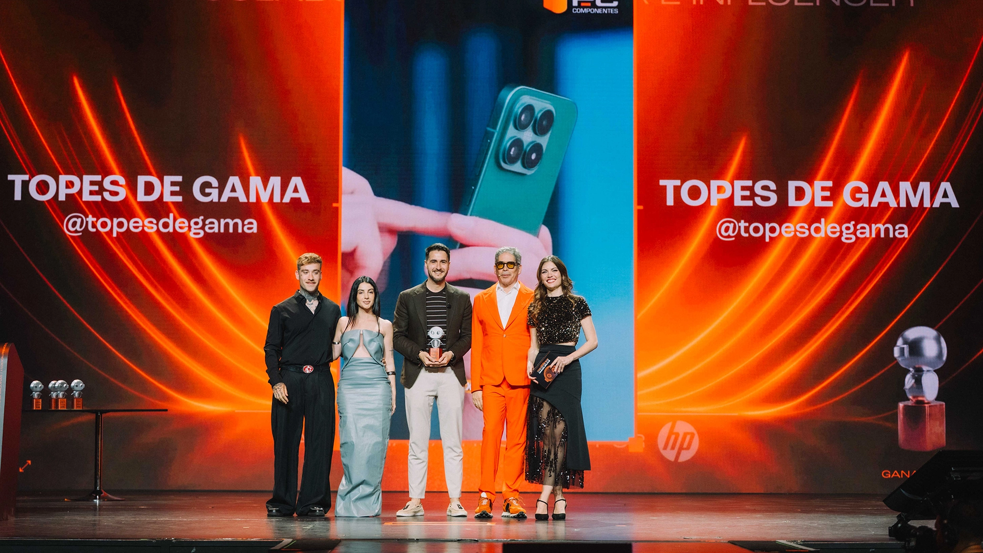 Ganadores de los PcComponentes, fotografía de Pedro Castelo