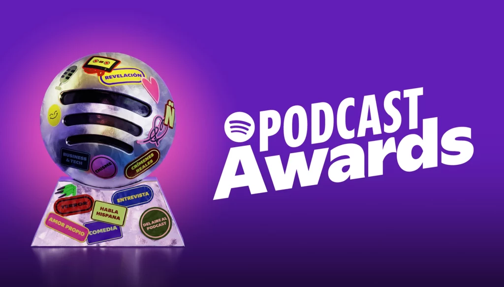 Imagen promocional de los Spotify Podcast Awards
