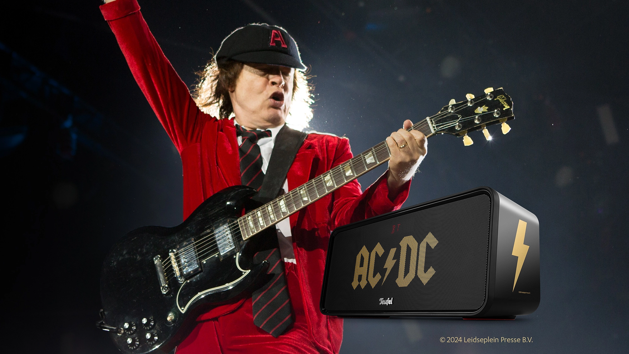 Imagen promocional del BOOMSTER 4 AC/DC Edition