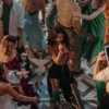 Inna en el rodaje del videoclip de "Morenito"