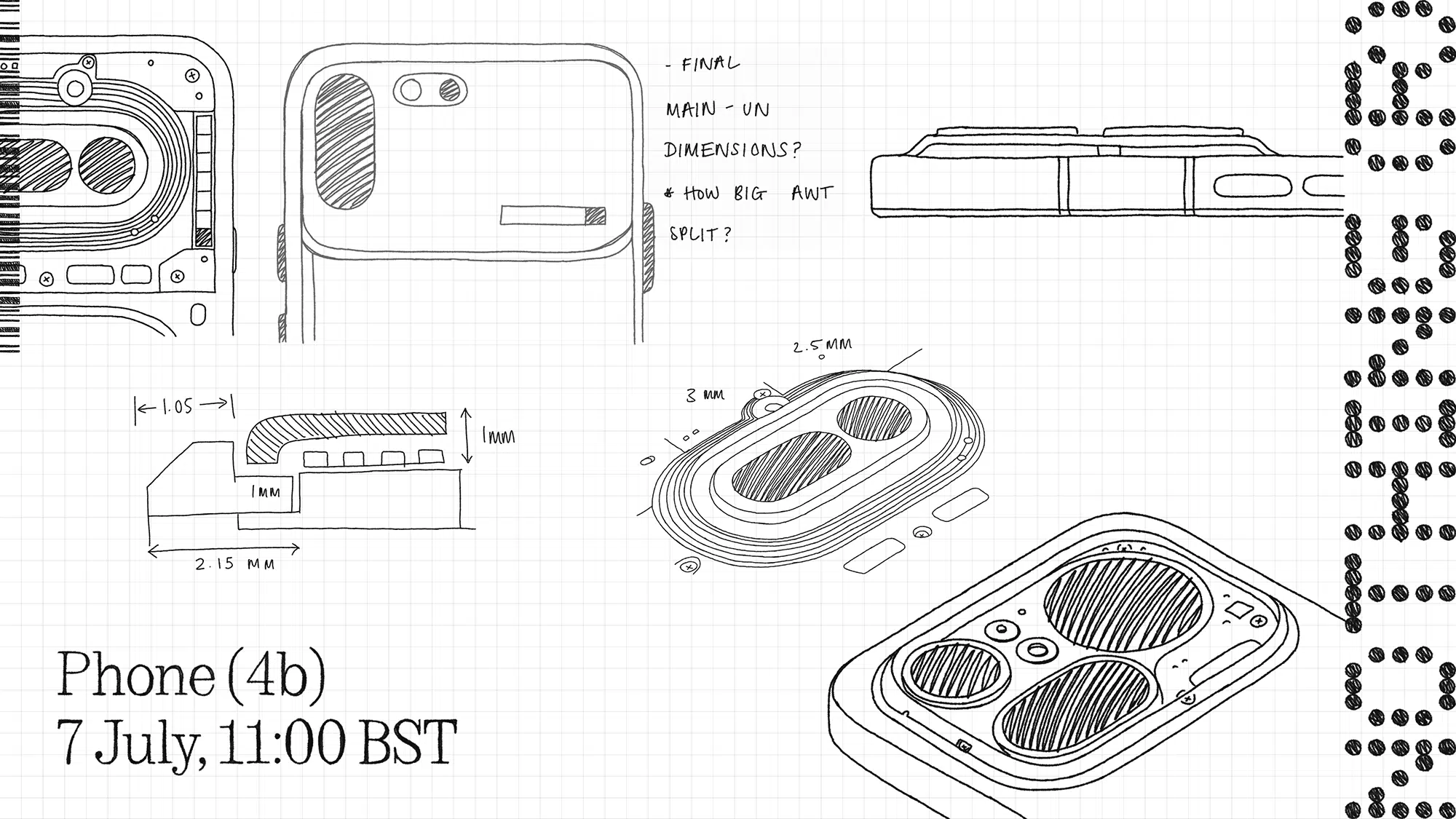Imagen de anuncio del Nothing Phone (4b)