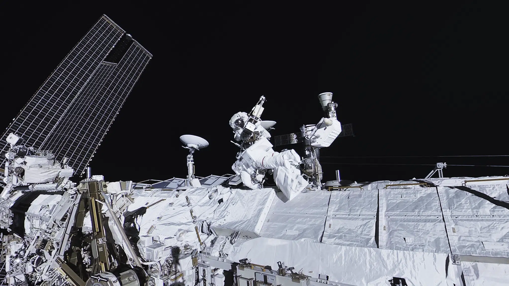 Imagen creada digitalmente de una vista en el espacio
