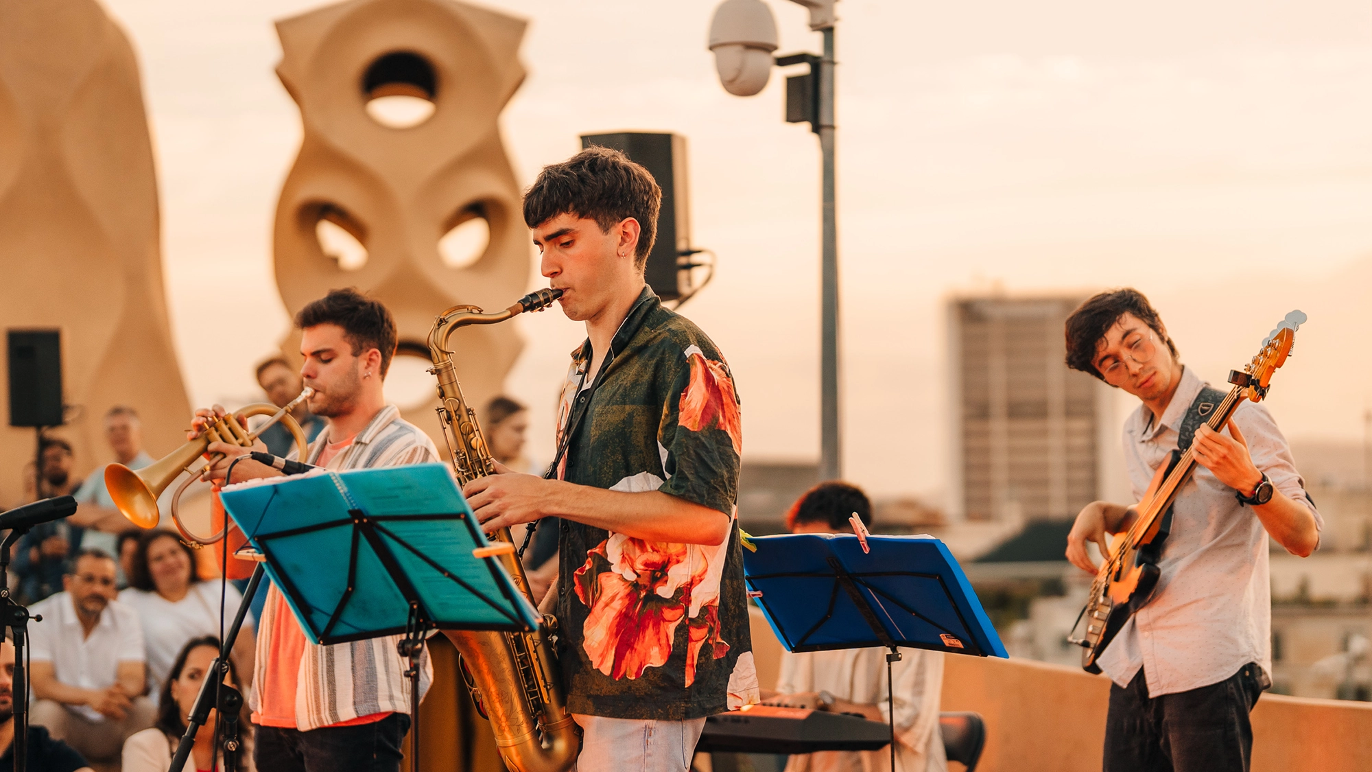 Concierto en la azotea de La Pedrera