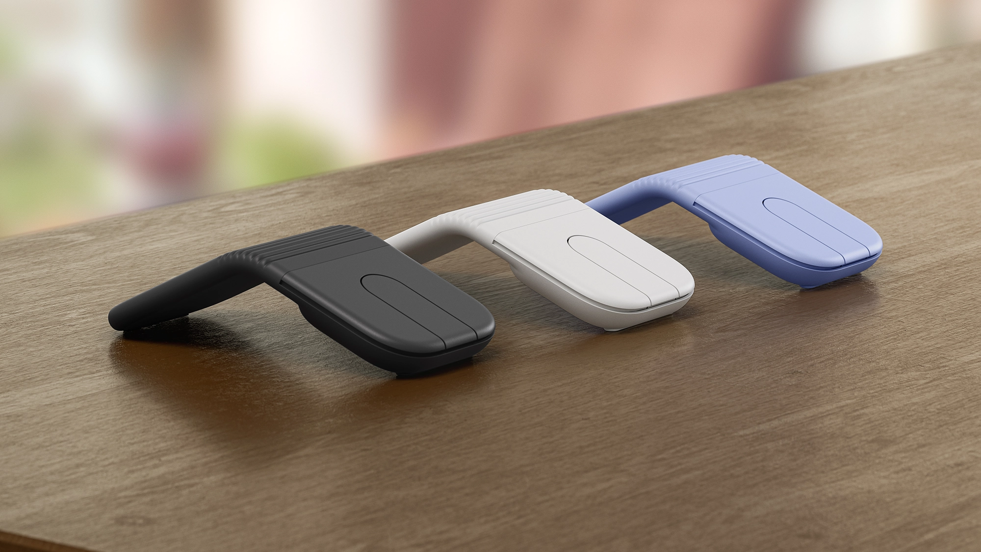El ratón Logitech Mobi Fold llega entres colores: granito, violeta y blanco
