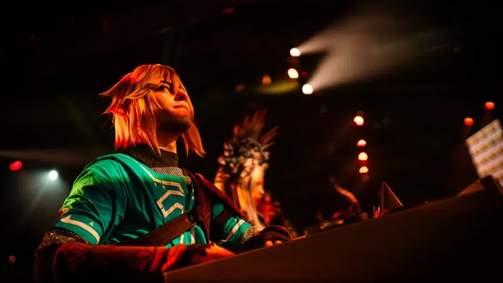 Un aficionado de Zelda entre el público de la Comic-Con, fotografia de Mario Martin