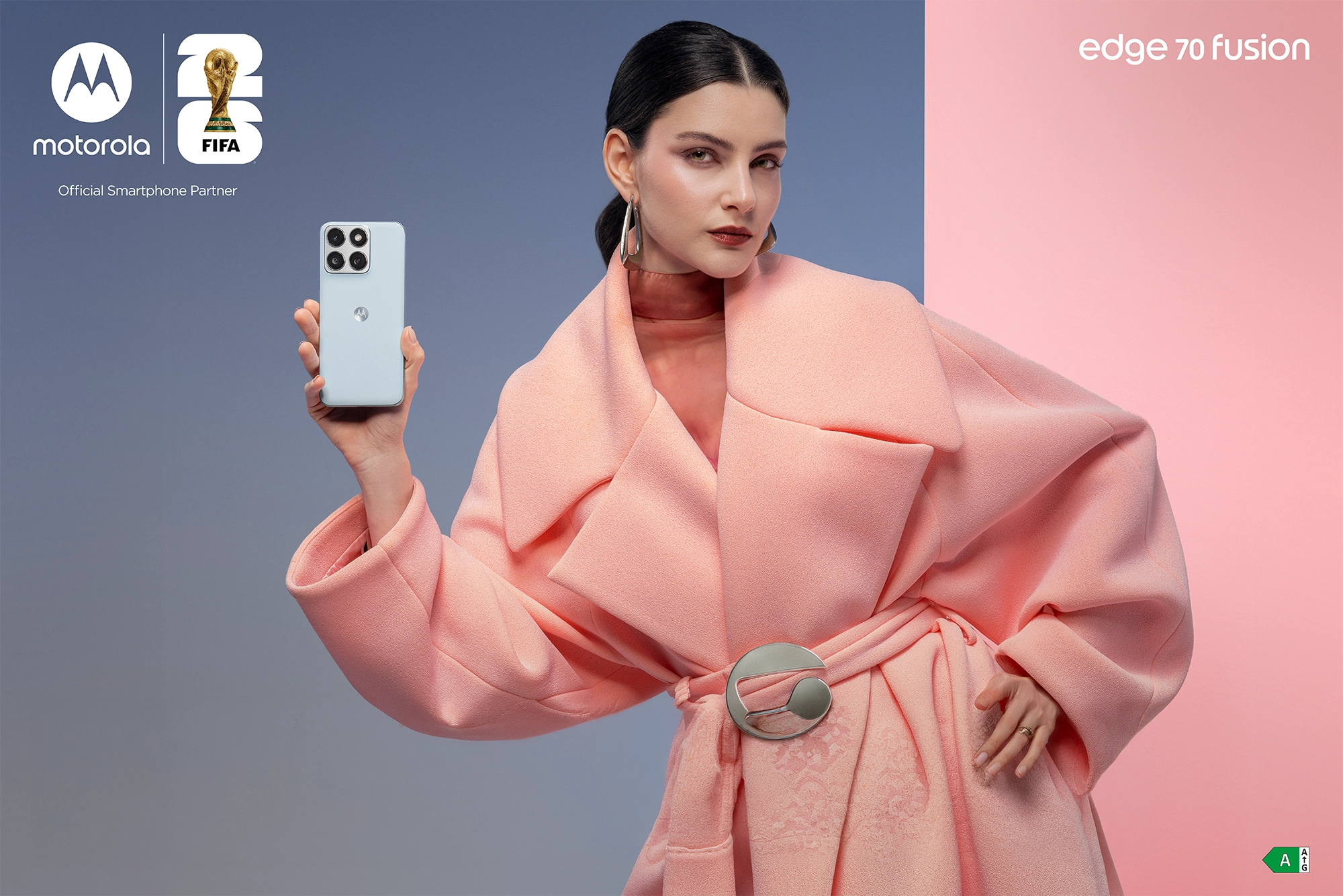 Imagen promocional del Motorola Edge 70 fusion