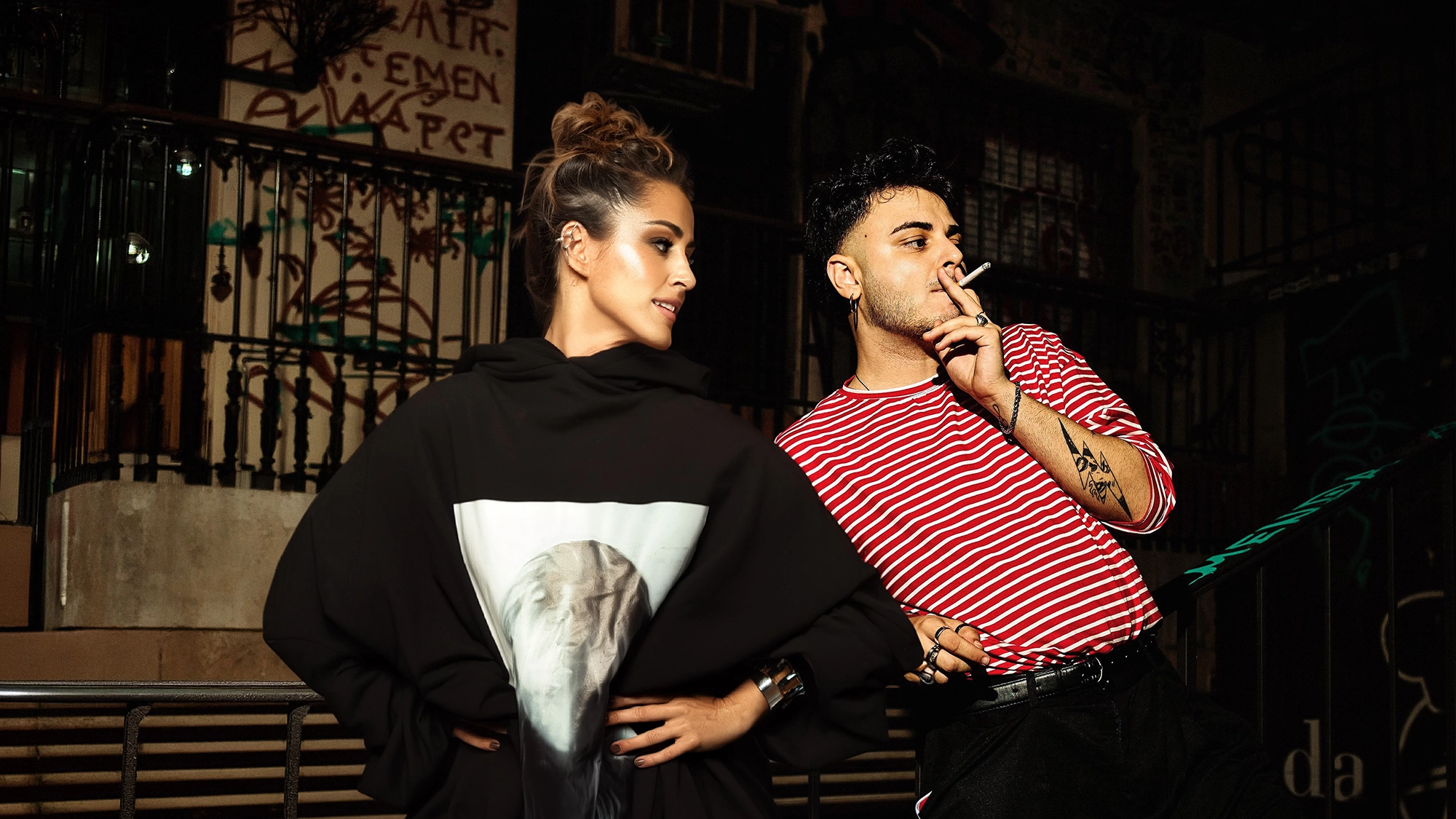 Barei y ATY en una fotografia de Raúl Rodríguez
