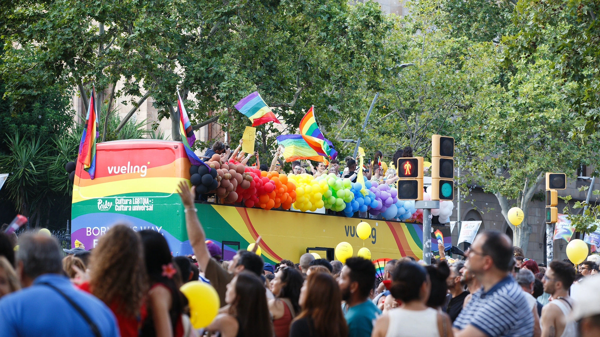Manifestación del orgullo en Barcelona en 2025. Fotografía cedida por Pride Barcelona