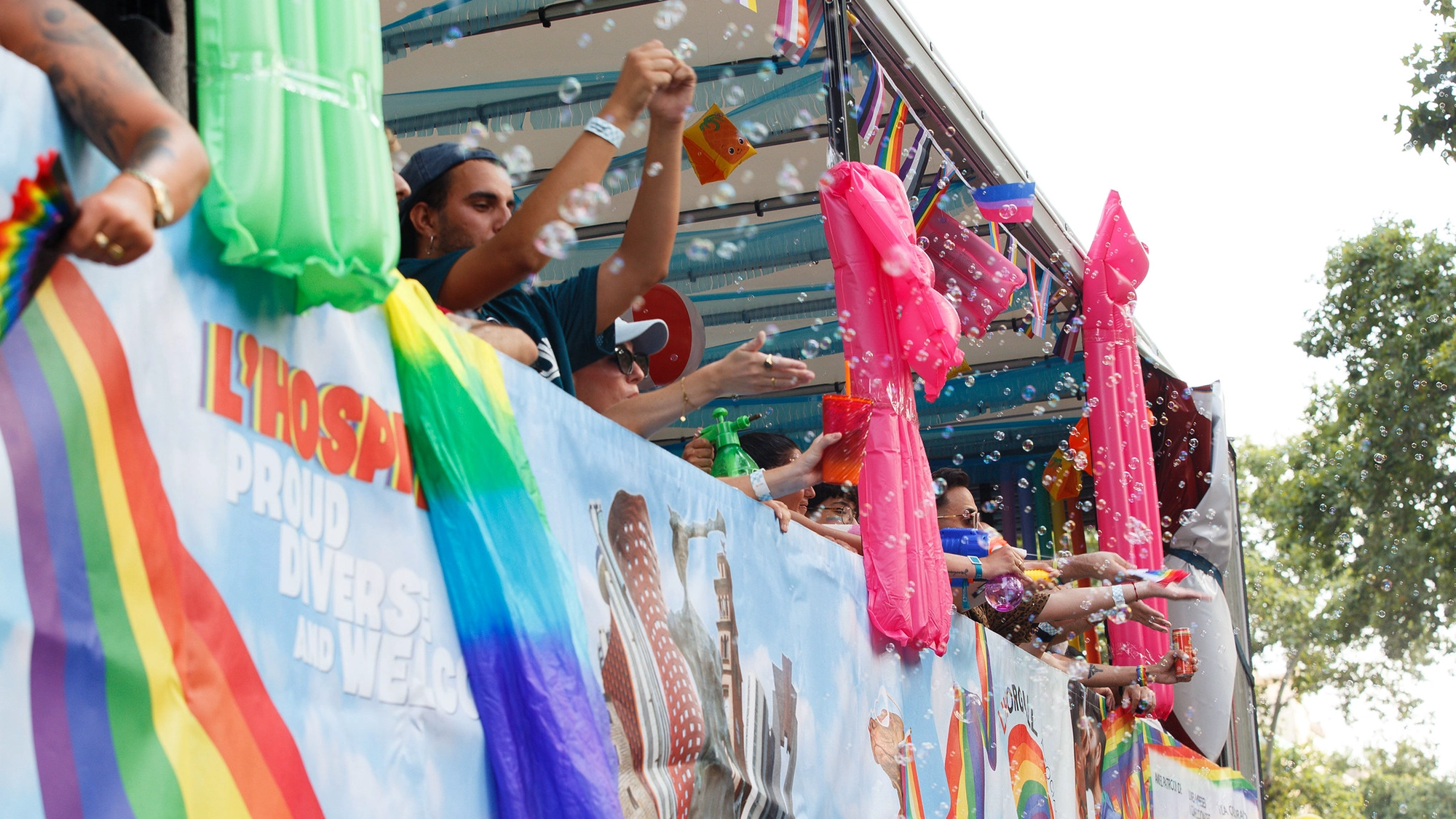Manifestación del orgullo en Barcelona en 2025. Fotografía cedida por Pride Barcelona