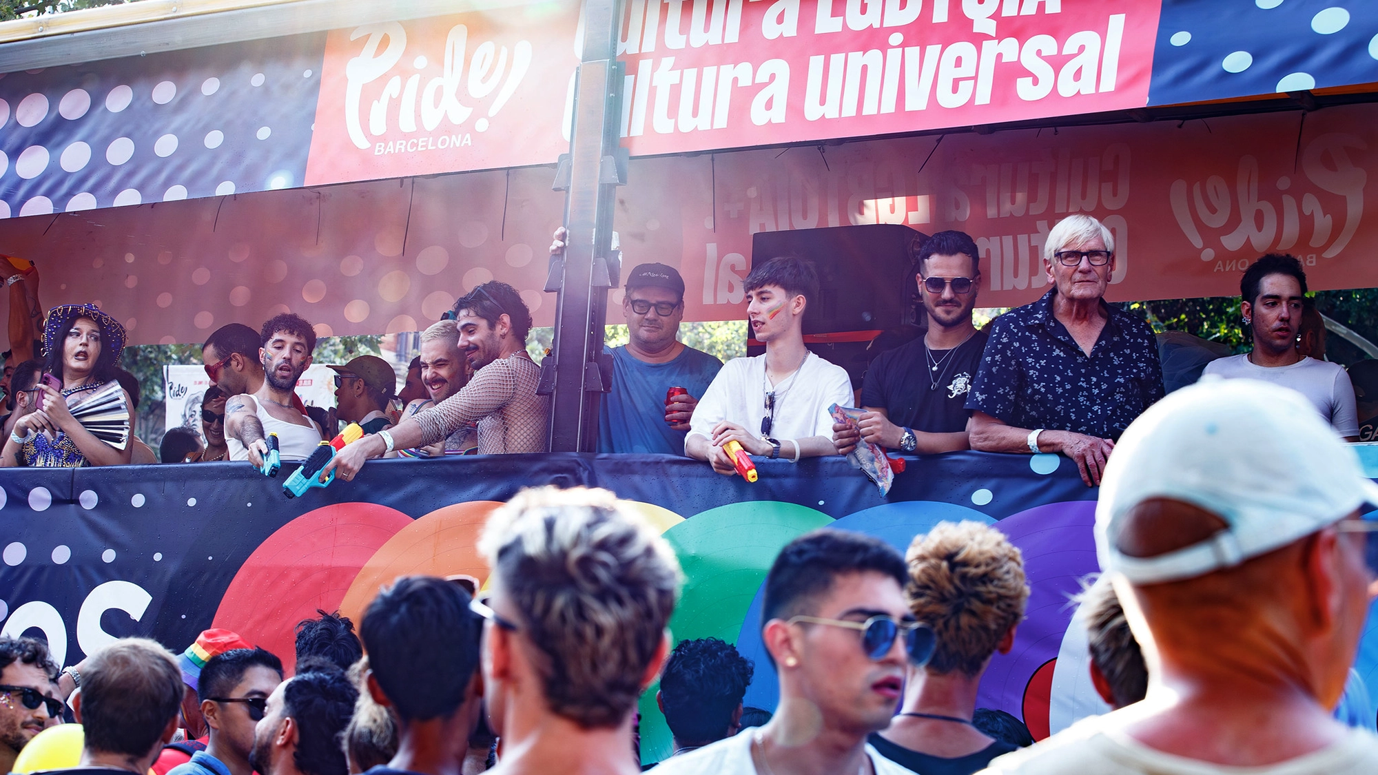 Manifestación del orgullo en Barcelona en 2025. Fotografía cedida por Pride Barcelona