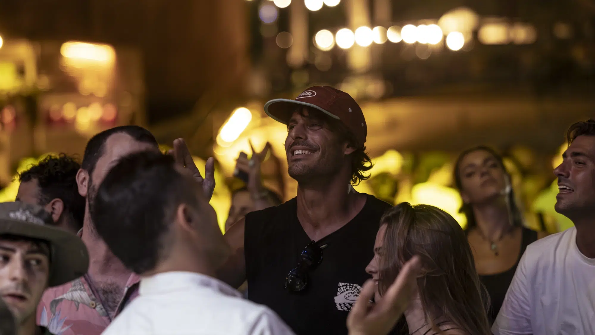'Nits en Viu' en el Poble Espanyol, imagen de la fiesta Fritanga