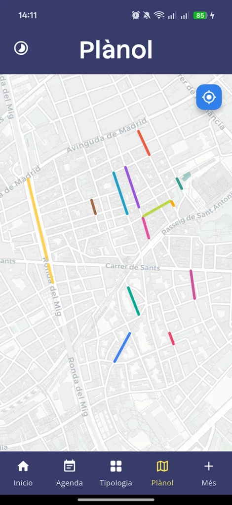 Vista de mapa
