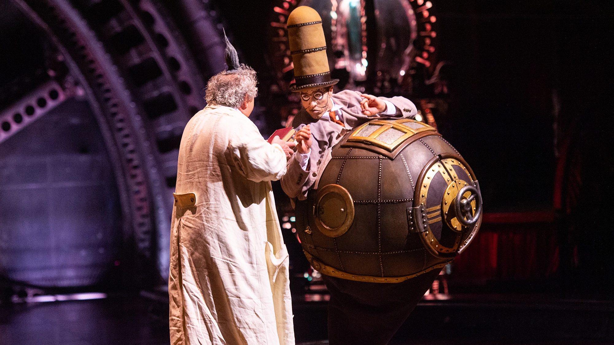Imagen de un momento del espectáculo de 'Kurios'