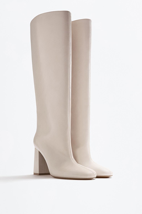 Botas alta de tacón (39,99 €)