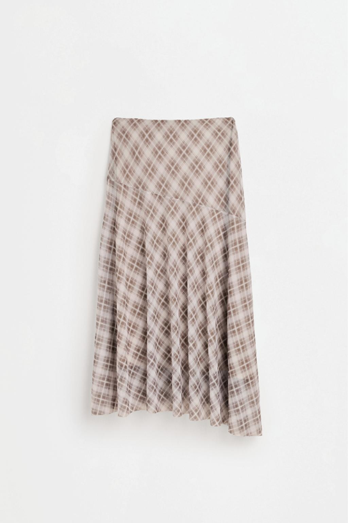 Falda mini cuadros (15,99 €)
