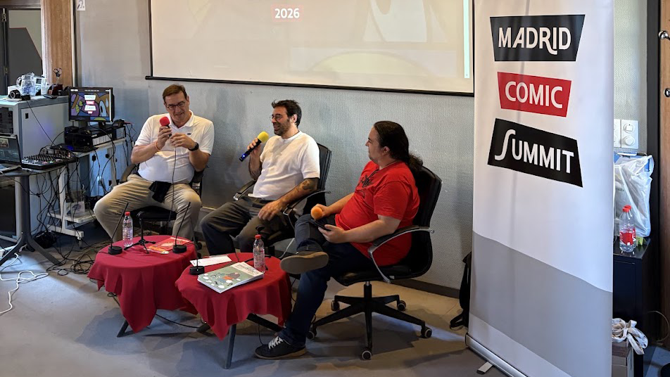 Una mesa redonda en el Madrid Cómic Summit de 2026