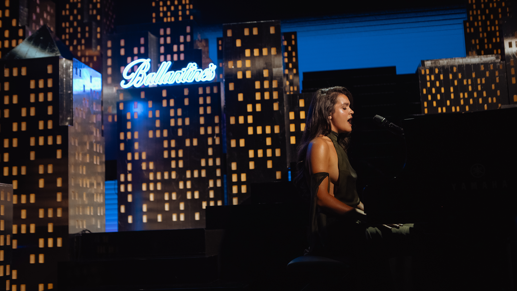 Amaia durante el concierto del Ballantine’s True Music en Madrid