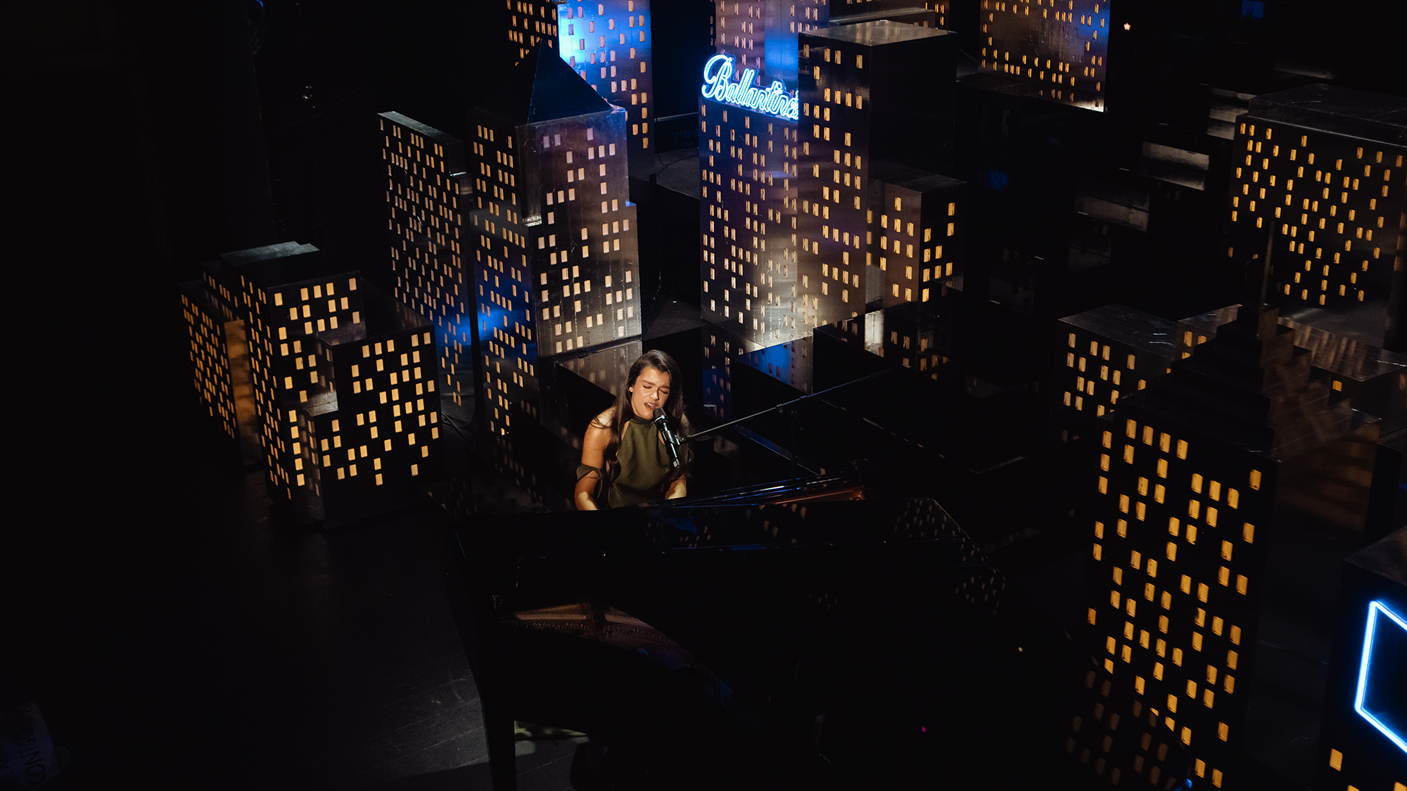 Amaia durante el concierto del Ballantine’s True Music en Madrid