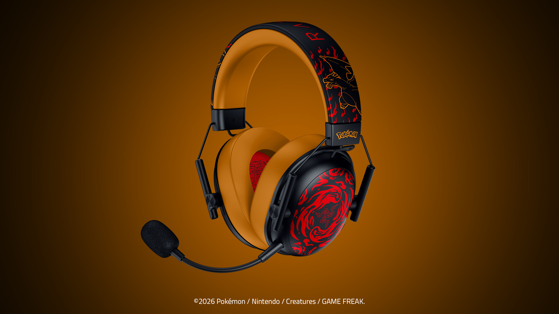 Auriculares Razer BlackShark V3 X HyperSpeed con diseño Charizard
