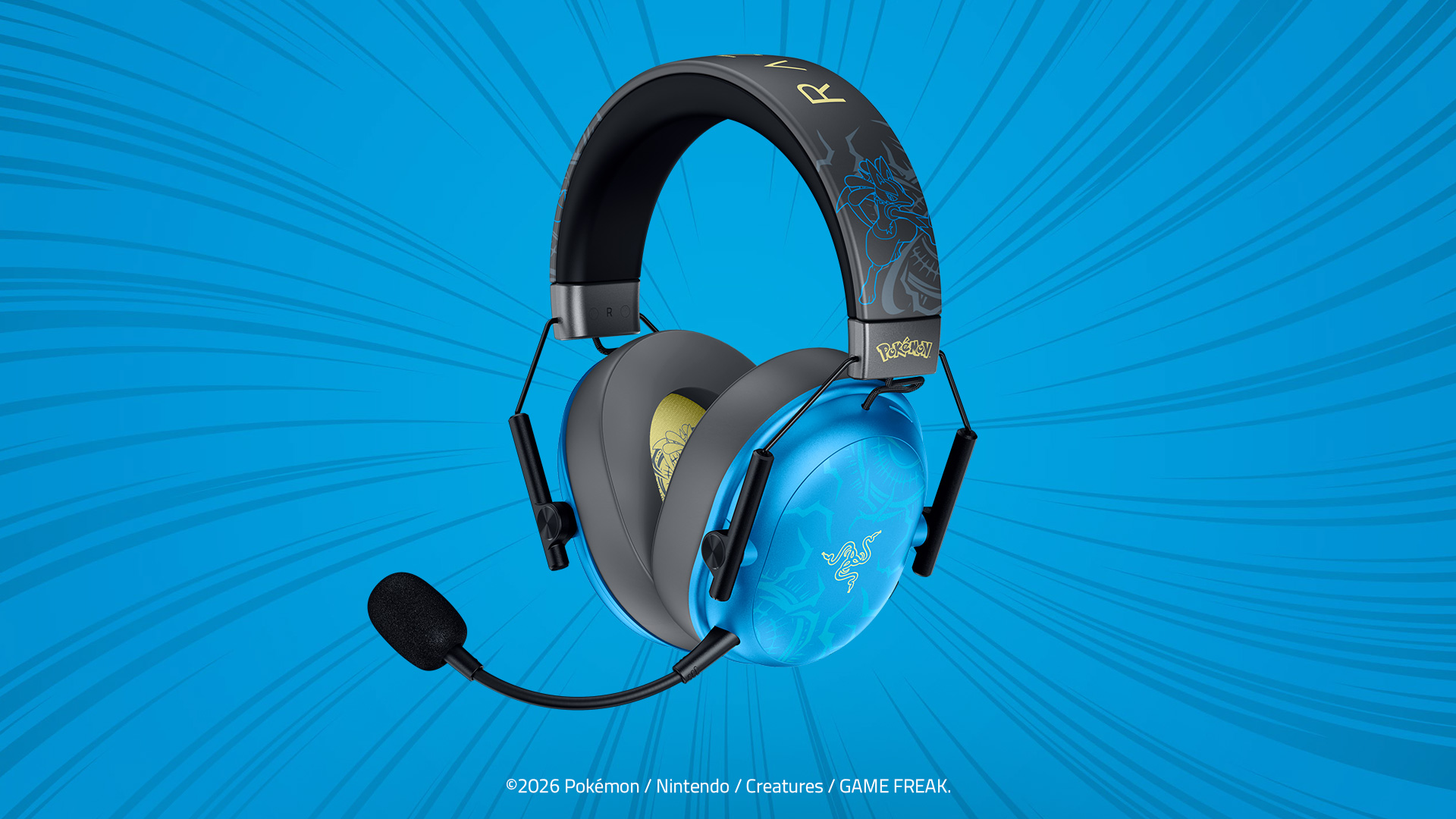 Auriculares Razer BlackShark V3 X HyperSpeed con diseño Lucario