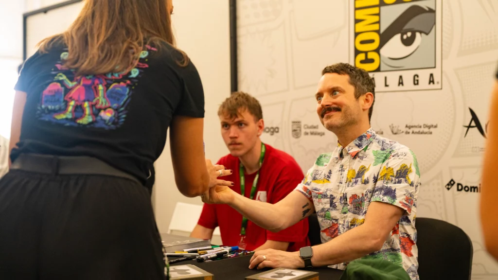 Encuentro de Elijah Wood con los fans
