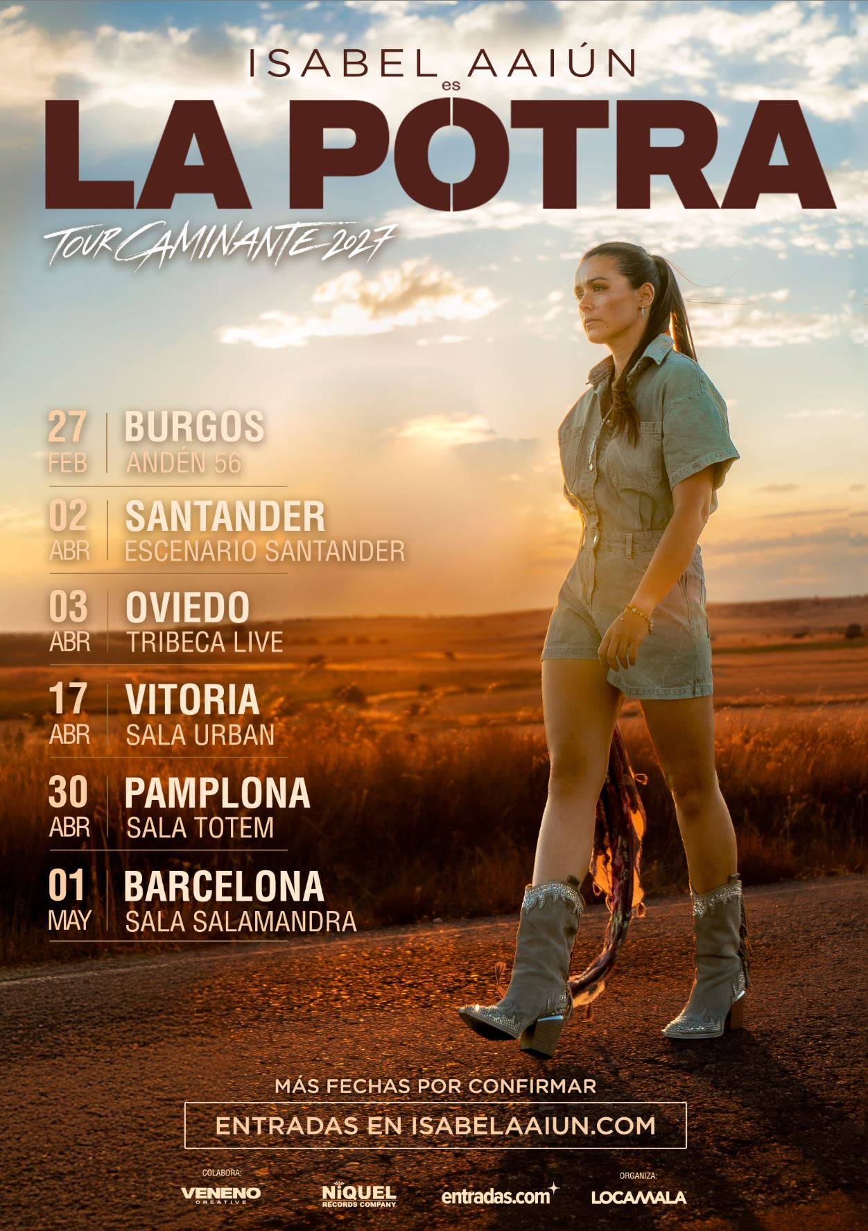 Cartel de la gira 2027