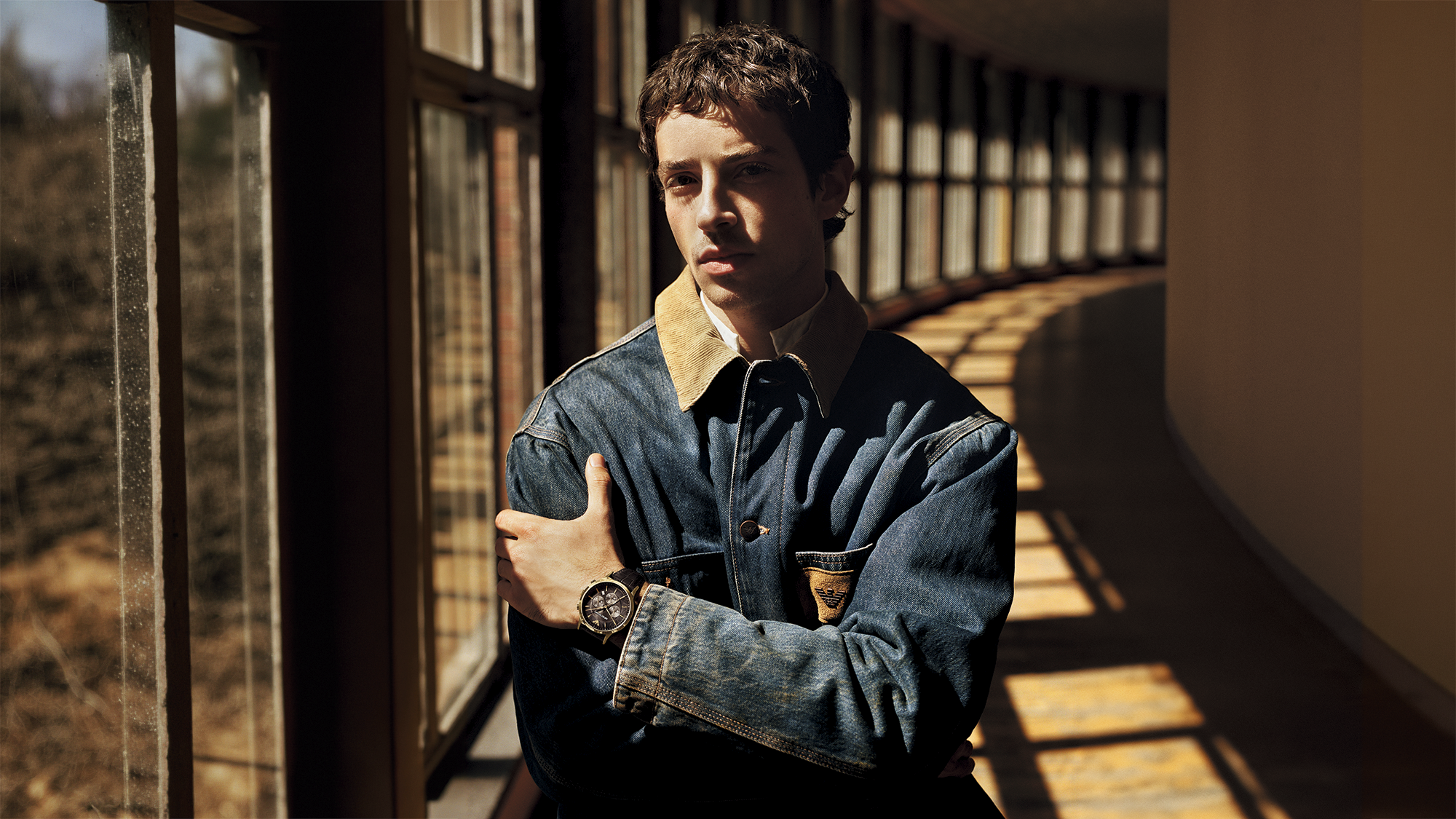 Manu Rios en la campaña de Armani