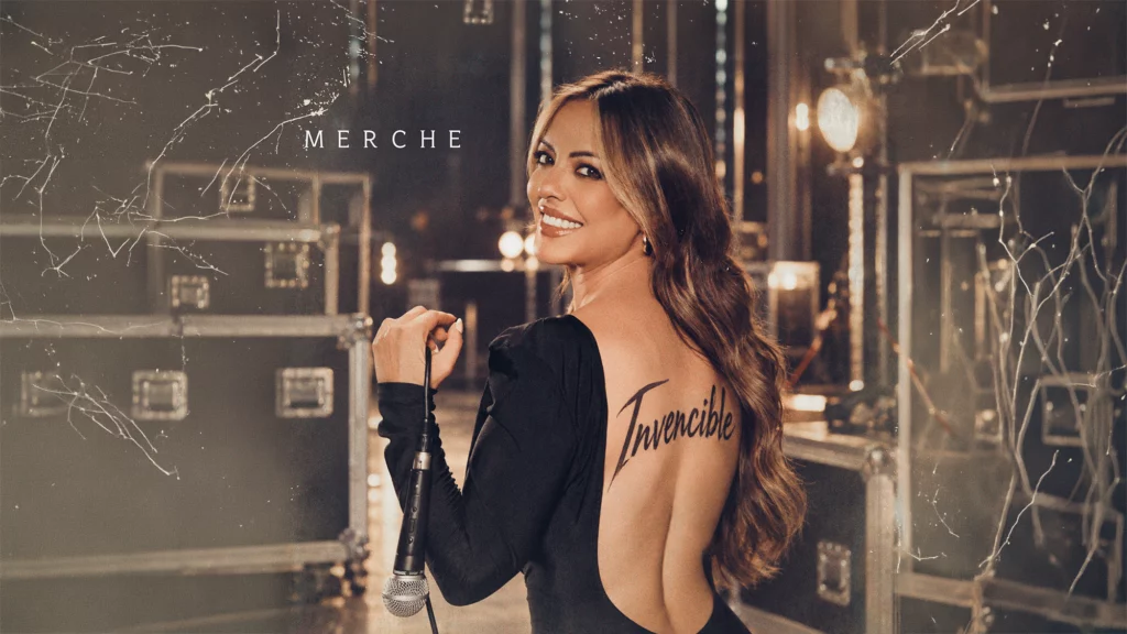 Imagen promocional del single de Merche, ampliada con IA